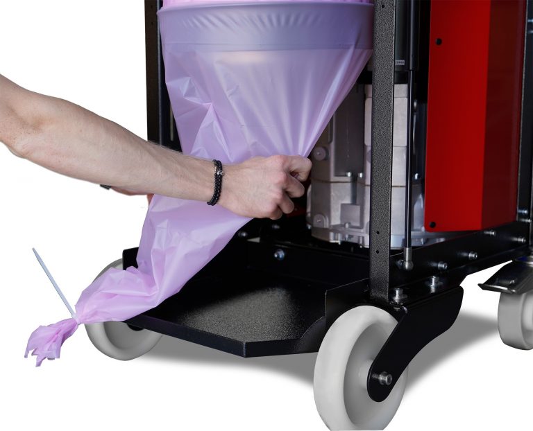 Verwendung Longopac Endlosbeutel bei EVOTEC Industriesauger