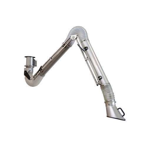 Suspended extraction arm with ATEX EX protection.