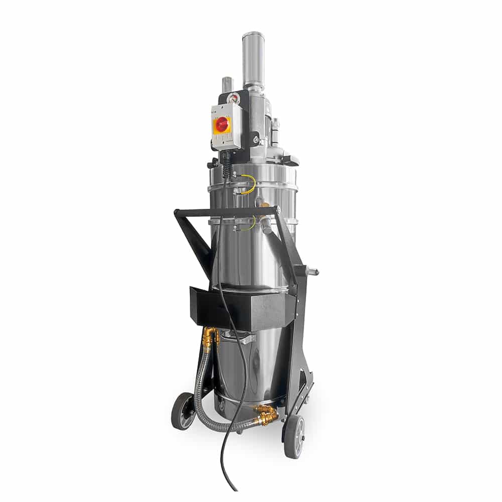 Rear view of the ECODustPro 15 WB vacuum cleaner