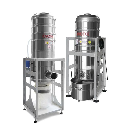Industrie Entstauber 230/ 400 Volt: Erfassen und Filtern gesundheitsgefährdender Stäube. Staubklasse M und H13/ H14, EX-Schutz, ESD-Ausführung.