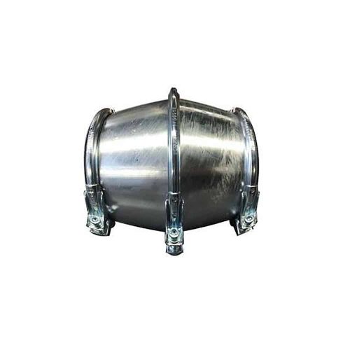 Spark trap with metal cord insert for industrial extraction.