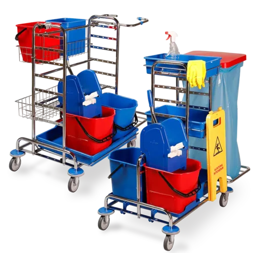 EVOClean professional cleaning trolleys for maximum hygiene and cleanliness