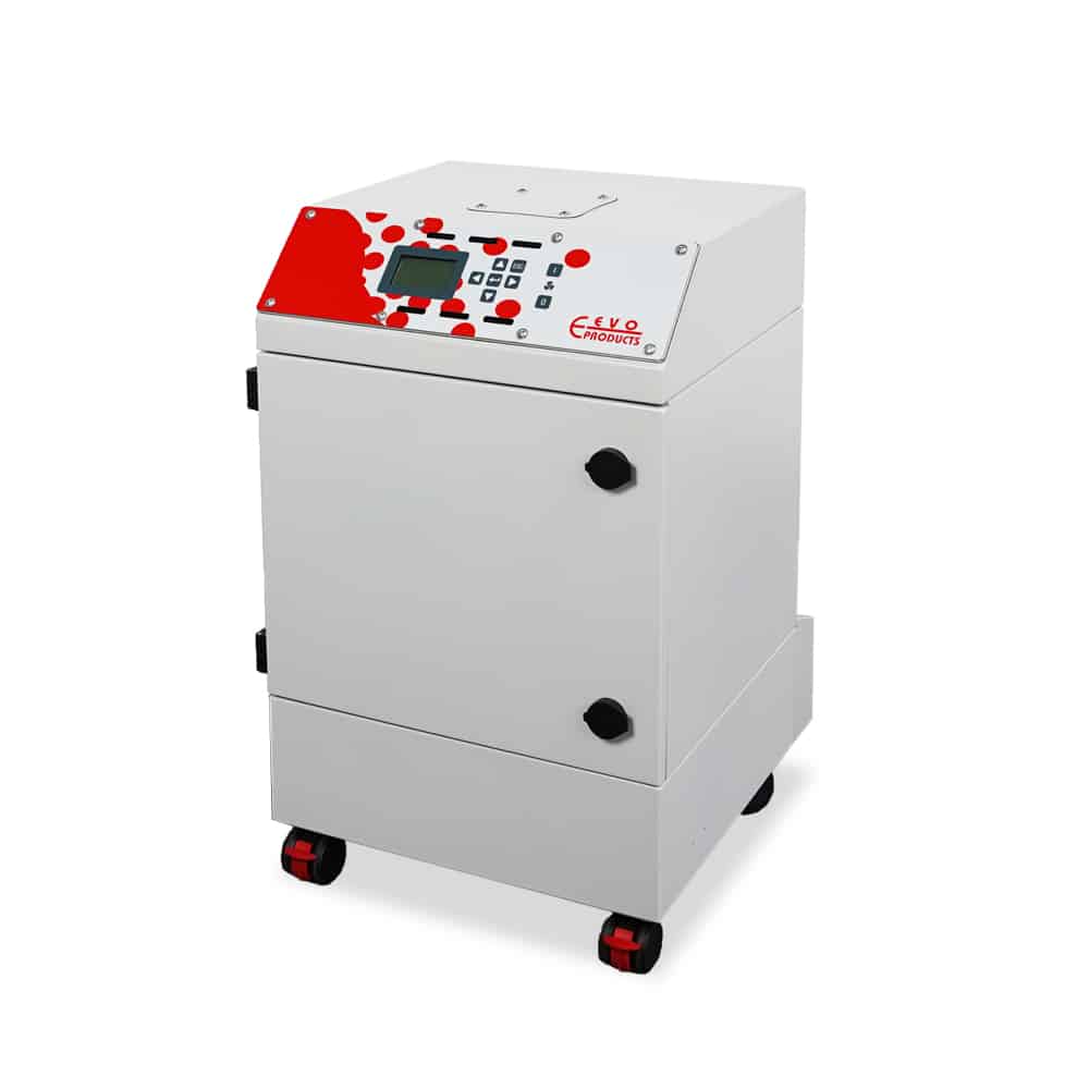 Front view of the extraction system for welding fume extraction/solder fume extraction, EVOTEC FEX 1001